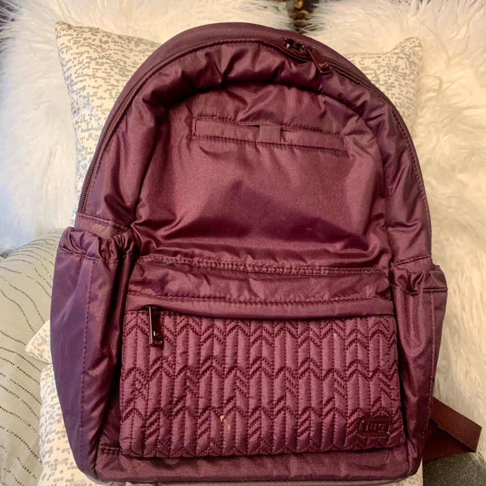 Lug Orbit Backpack in Shimmer Wine